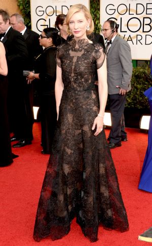 2014 Golden Globes - Red Carpet - Cate Blanchett in Armani
